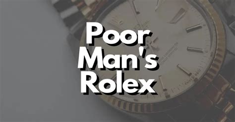 poor man's rolex|the poor man's rolex original.